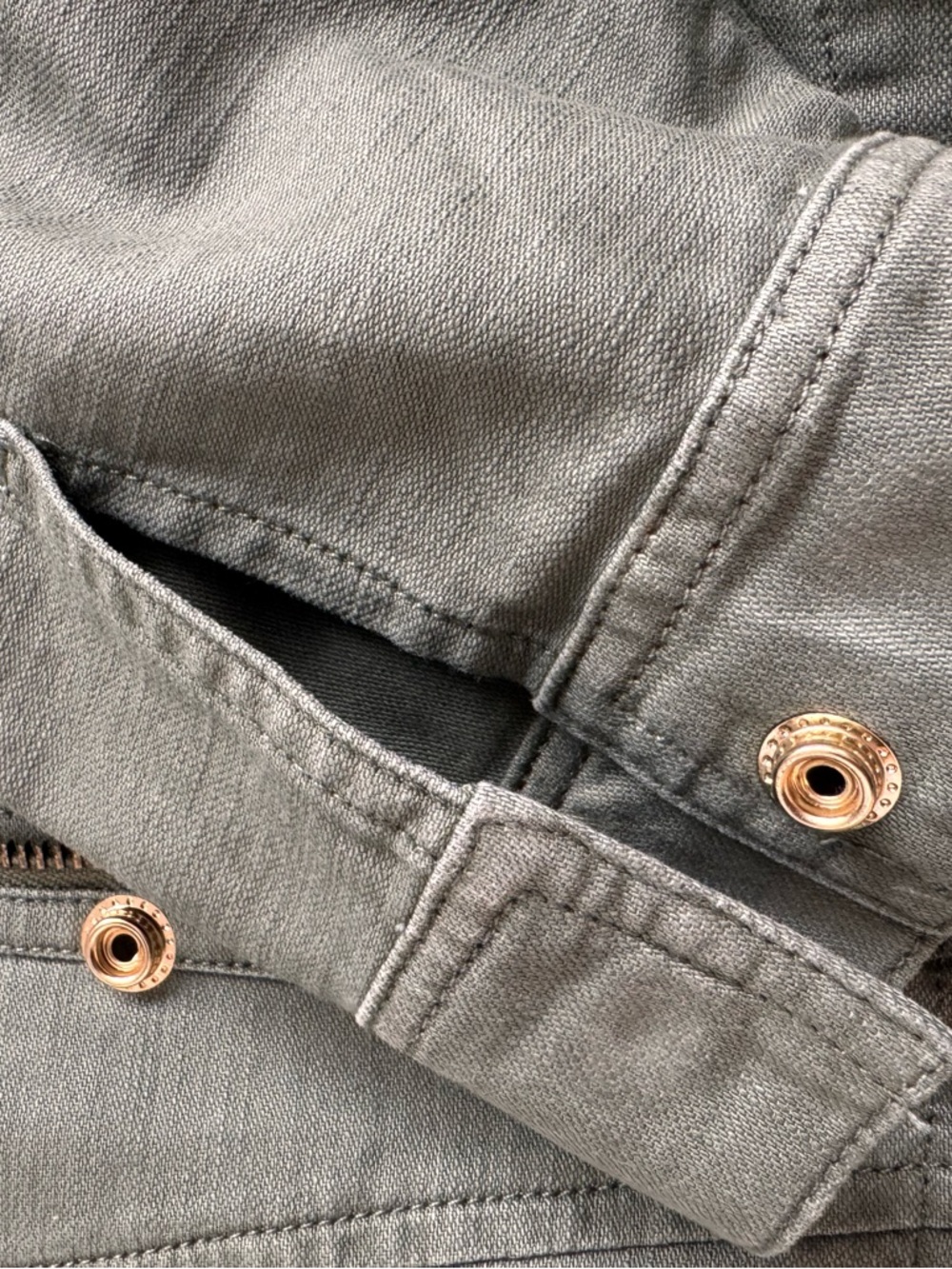 Frame Denim Green Utility Jacket - Picture 9 of 11